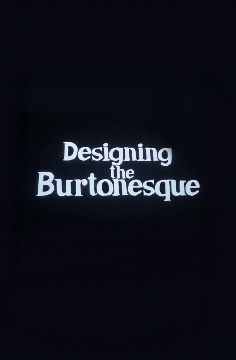 Designing the Burtonesque poster background