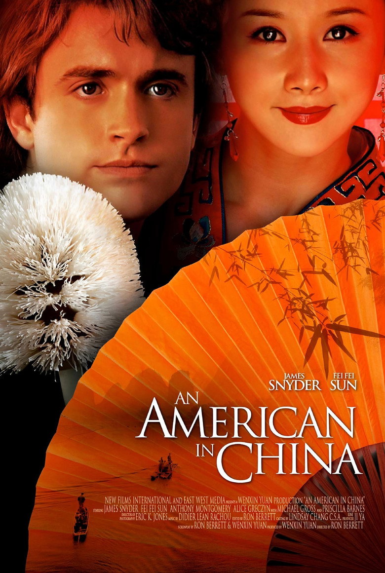 An American in China poster background
