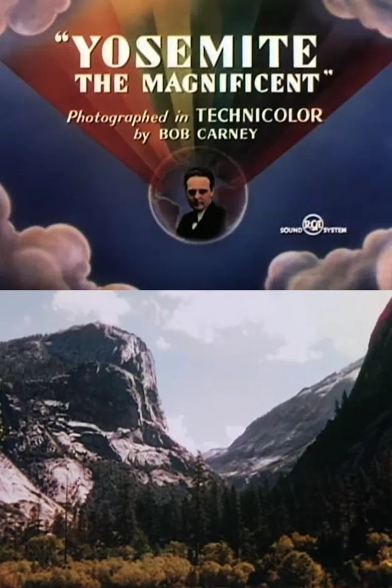 Yosemite the Magnificent poster background