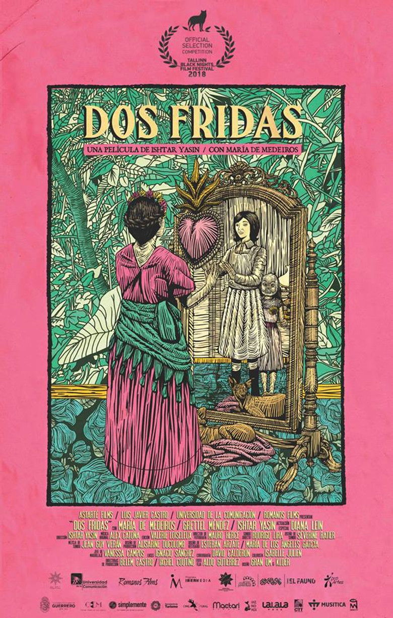 Two Fridas poster background