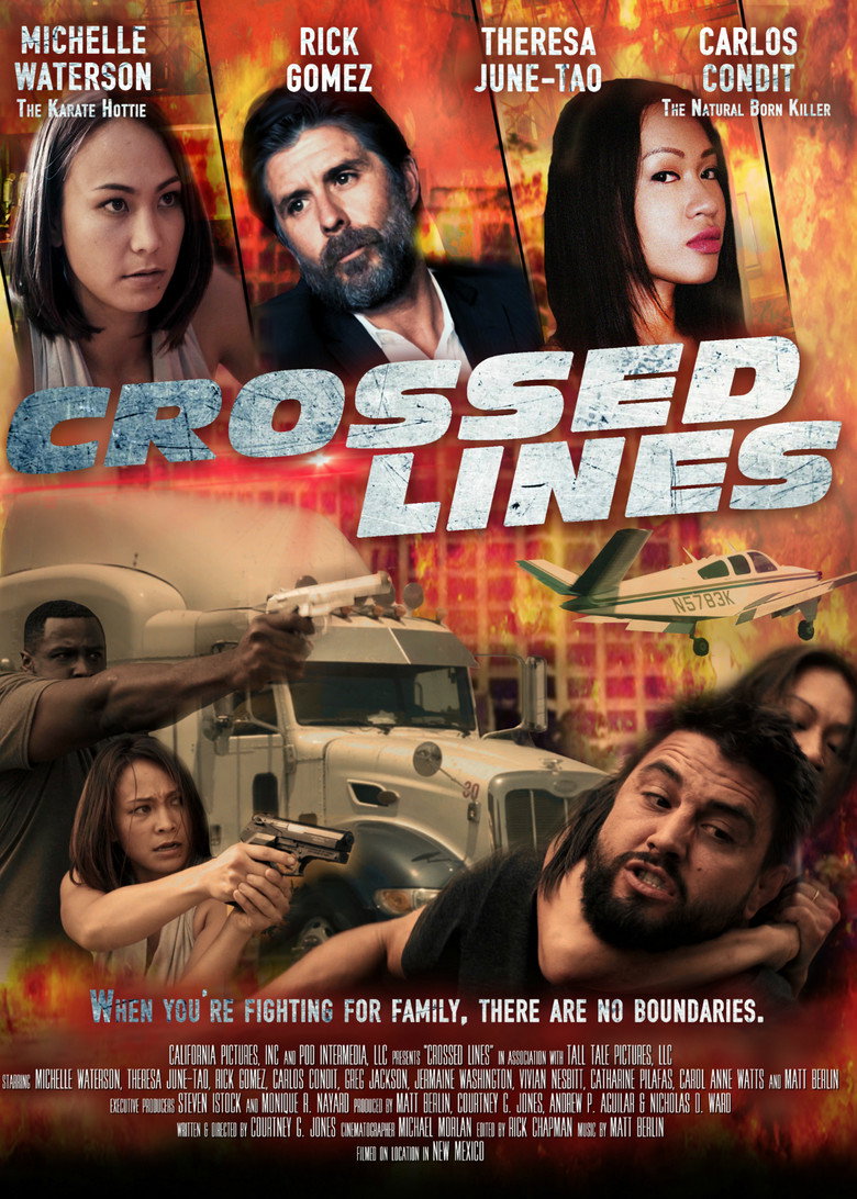 Crossed Lines poster background