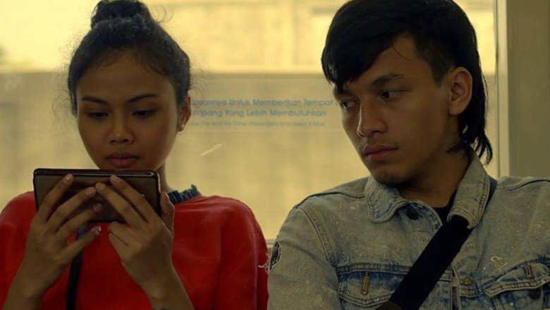 A neon-lit alleyway at night, the glow of Jakarta’s skyline bleeding into the frame like a bruise