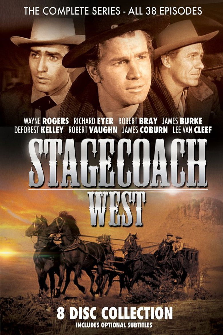 Stagecoach West poster background