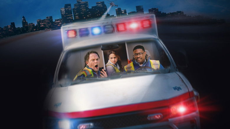 A tense moment outside the hospital