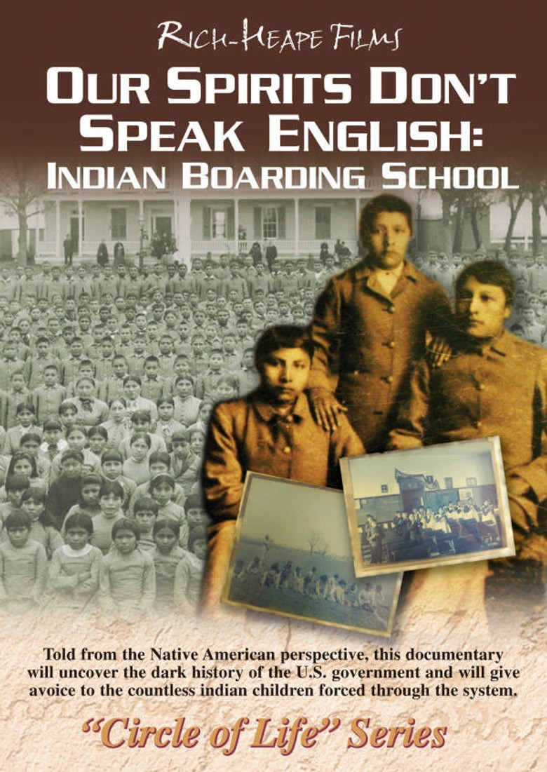 Our Spirits Don't Speak English poster background