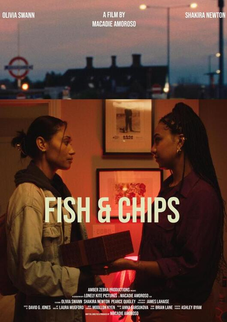 Fish & Chips poster background