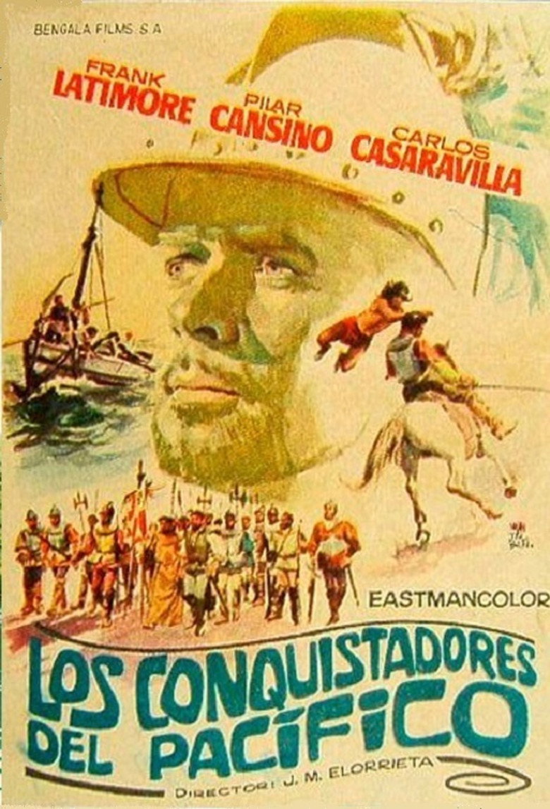 Los conquistadores del Pacífico poster background