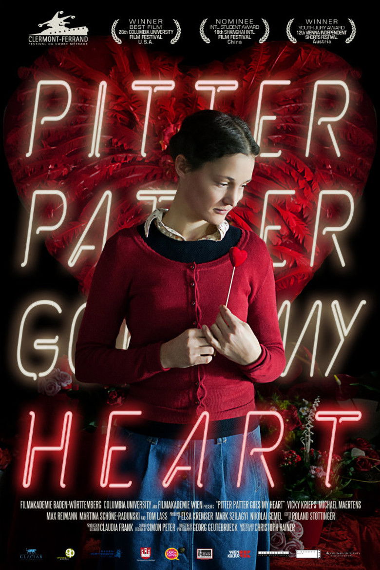 Pitter Patter Goes My Heart poster background