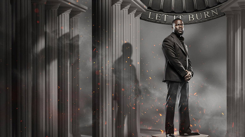 Kevin Hart in the hot seat, sweating under the stage lights as the crowd roars