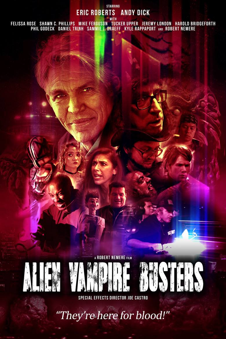 Alien Vampire Busters poster background