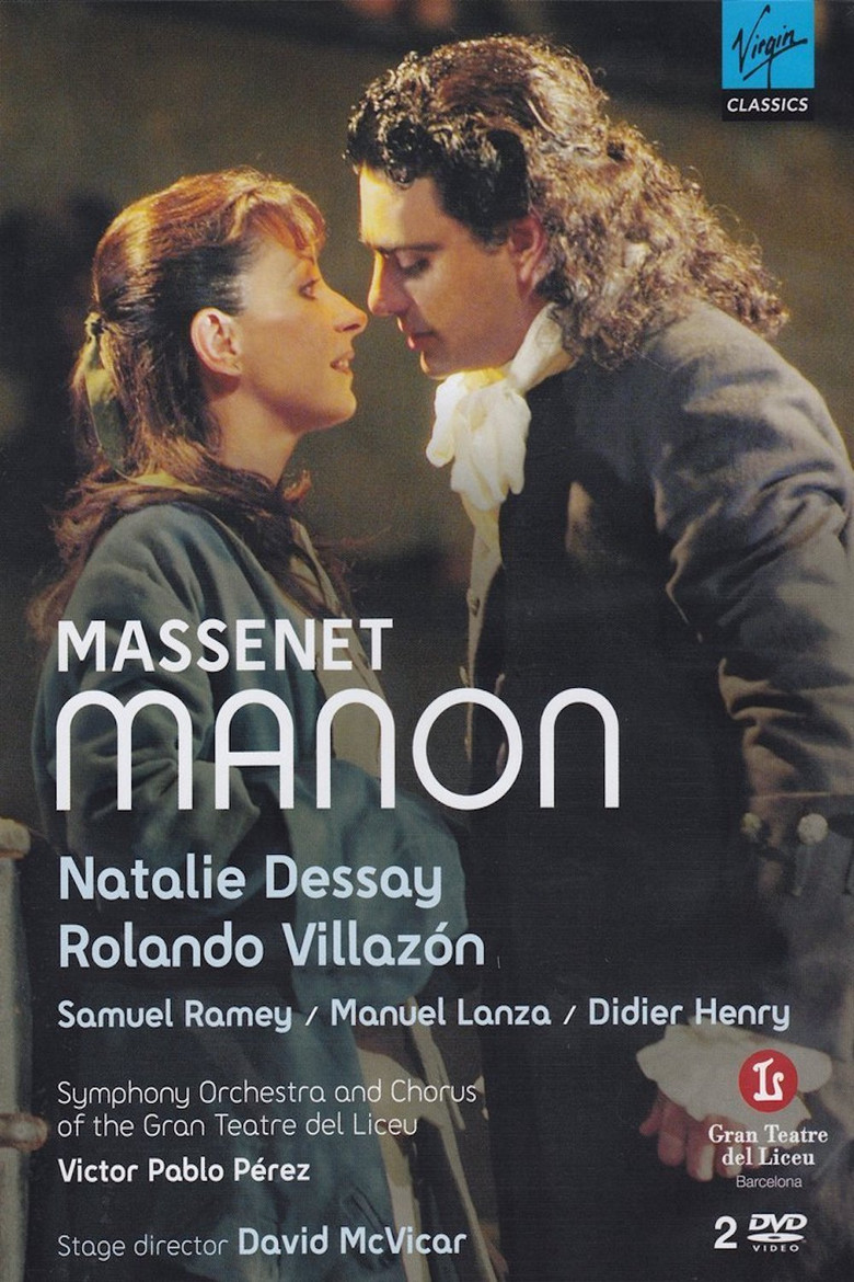 Natalie Dessay & Rolando Villazón - Massenet: Manon poster background