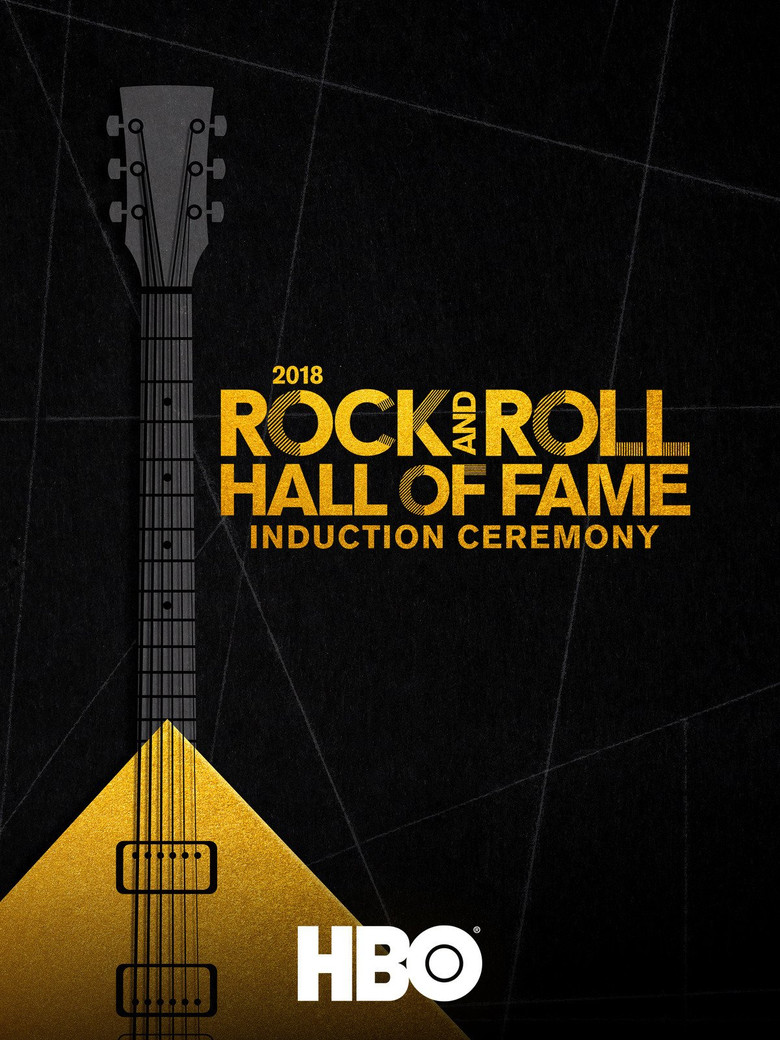 Twenty Eighteen Rock and Roll Hall of Fame Induction Ceremony poster background
