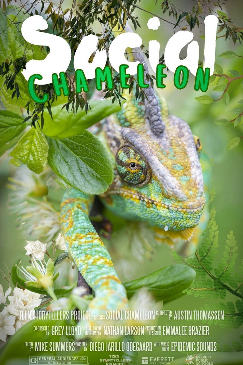Social Chameleon poster background
