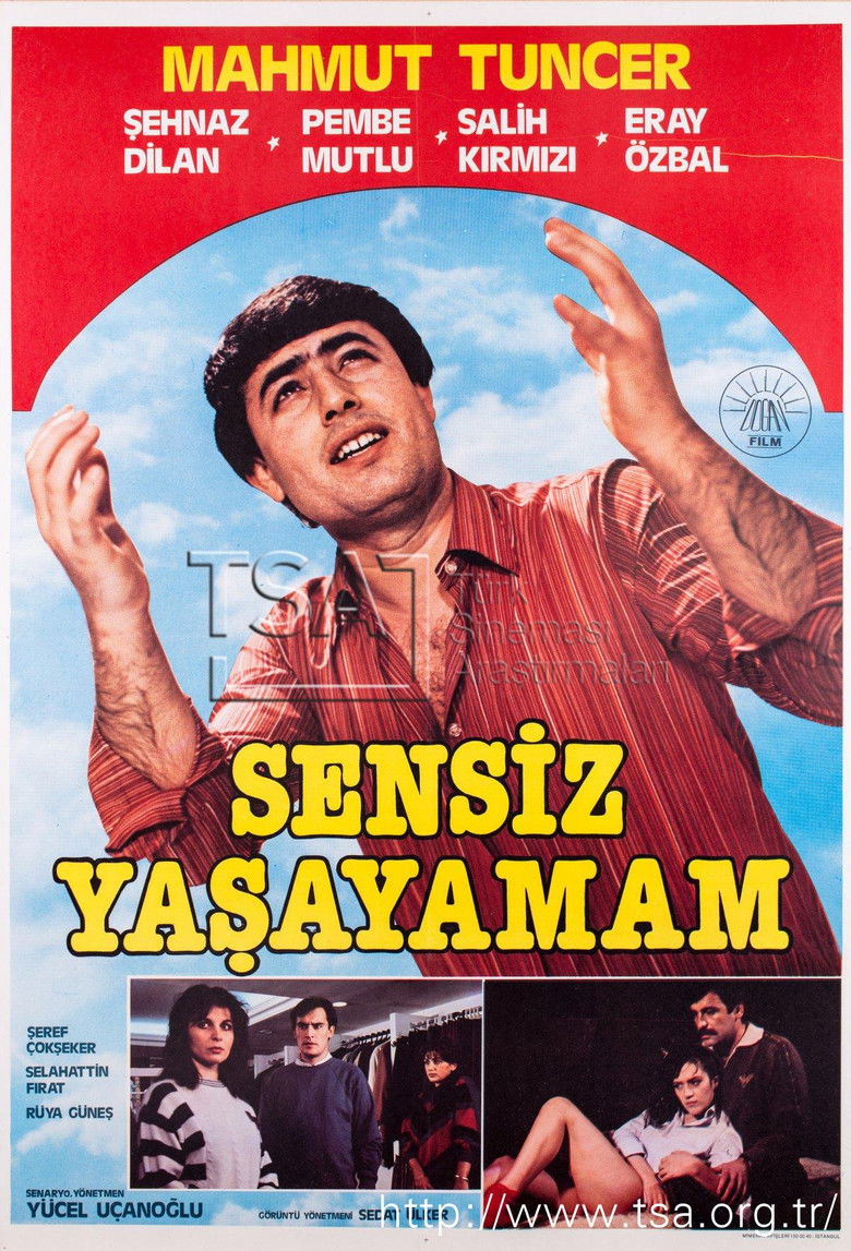 Sensiz Yaşayamam poster background