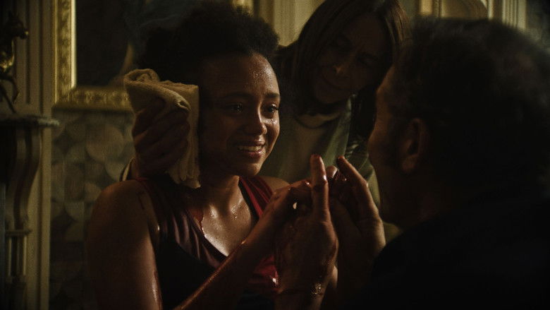 A shadowy hallway in the trauma center