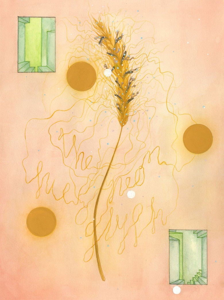 The Neon Hieroglyph poster background