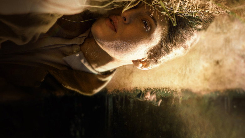 Amanda lies in bed, her face half-lit by a single lamp, while David watches from the shadows, his expression unreadable.