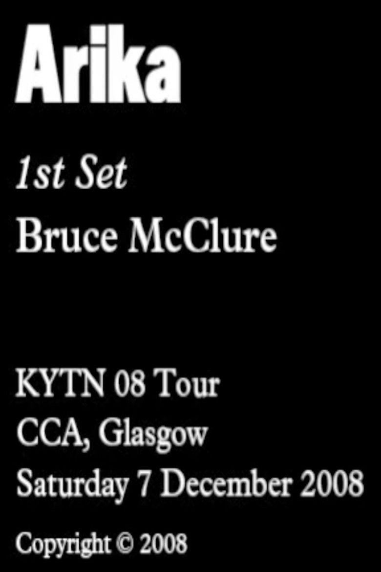 Bruce McClure at Kill Your Timid Notion Festival - 1st Set poster background