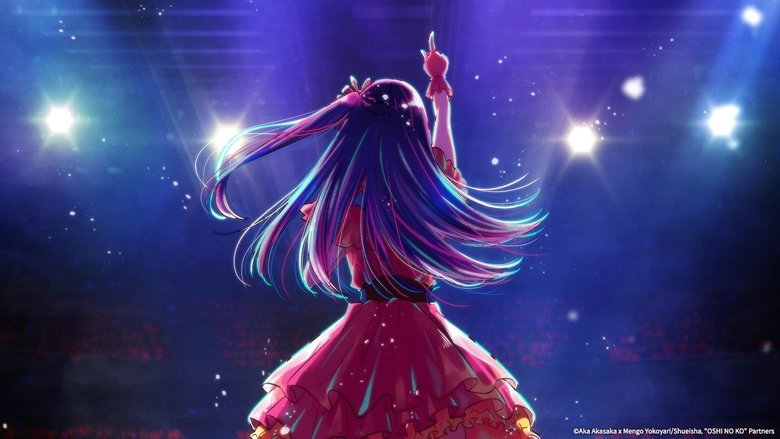 Characters looking out at a brightly lit cityscape