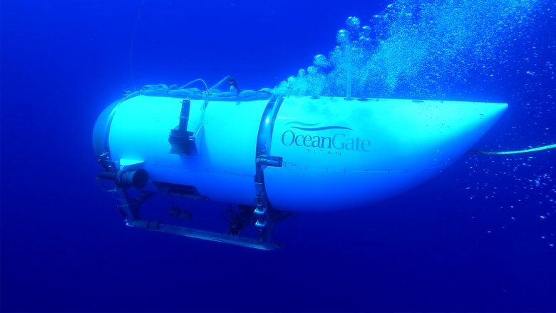 The Titan submersible being prepped for a dive