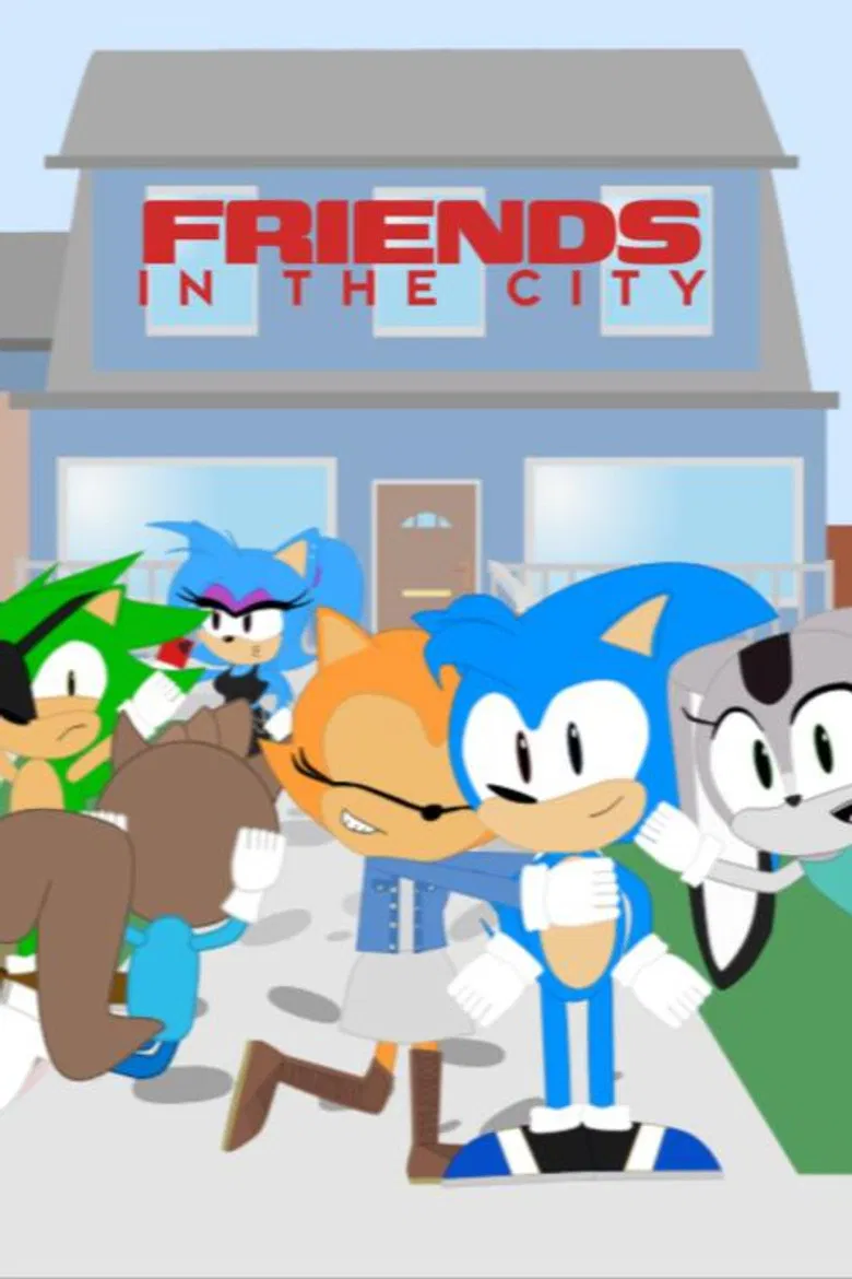 Friends In The City poster background