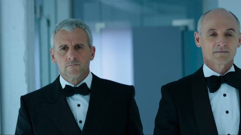 David Bouchard and Martin Ward sitting in a car, looking out the windshield