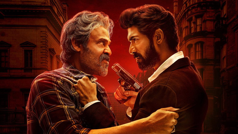 Rana Daggubati as Rana Naidu, standing in a dimly lit alley, his expression a mix of exhaustion and resolve