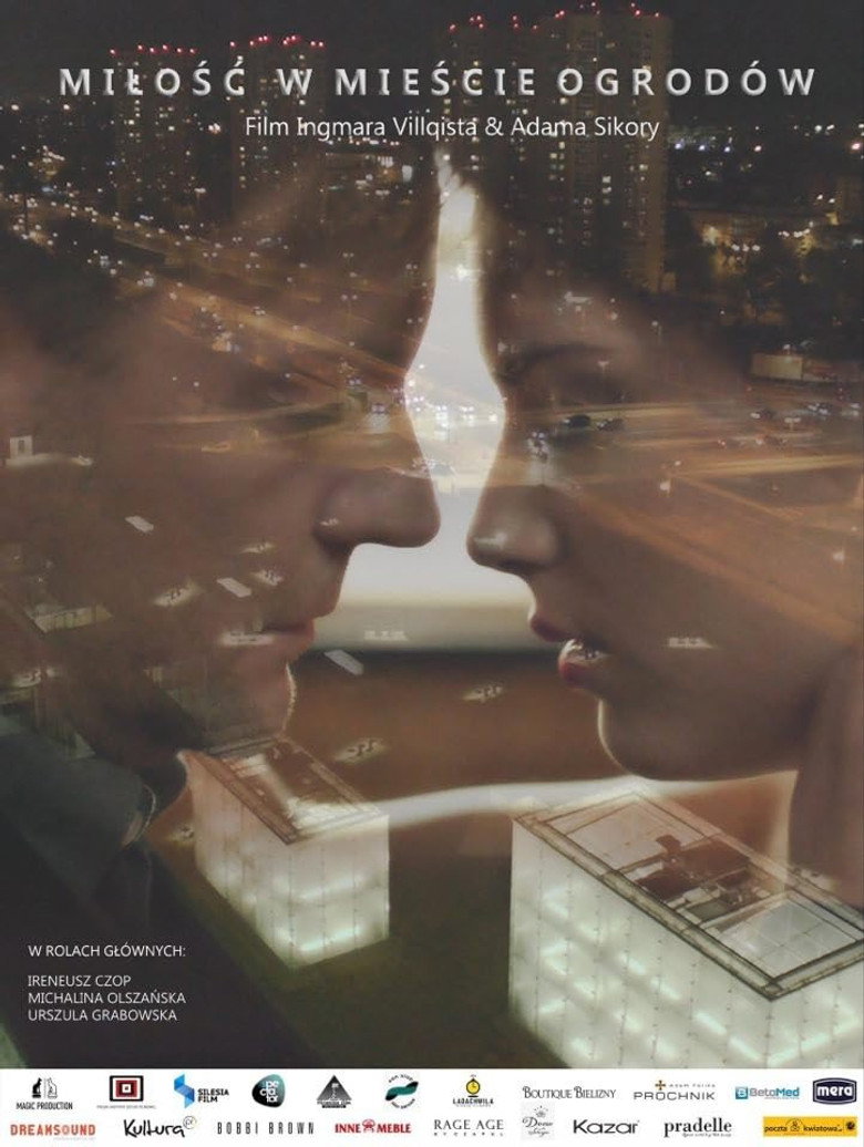 Miłość w mieście ogrodów poster background
