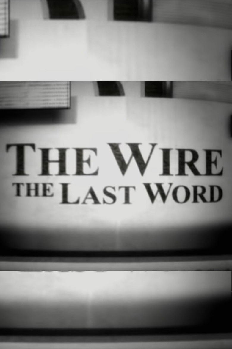 The Wire: The Last Word poster background