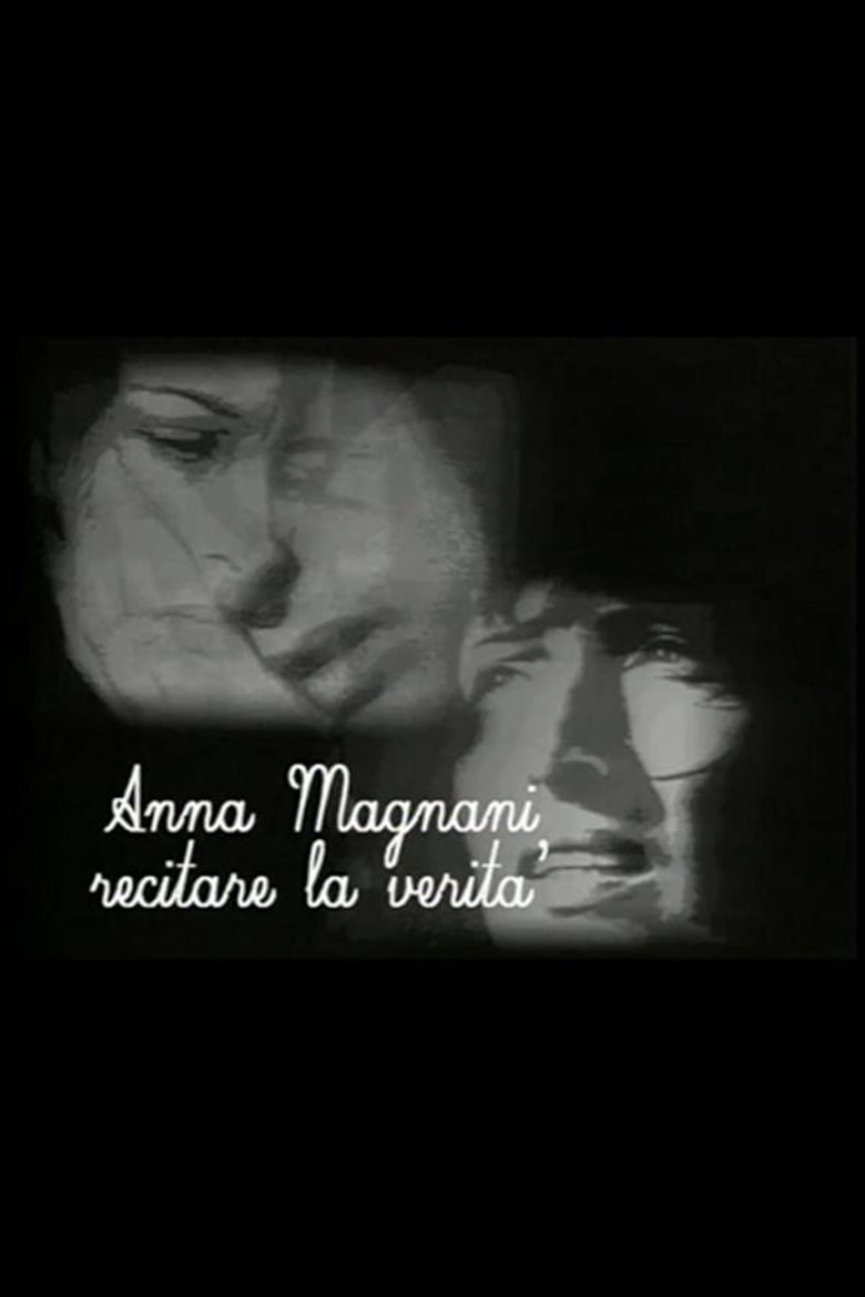 Anna Magnani - Recitare la verità poster background