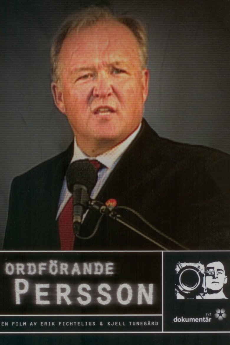 Ordförande Persson poster background