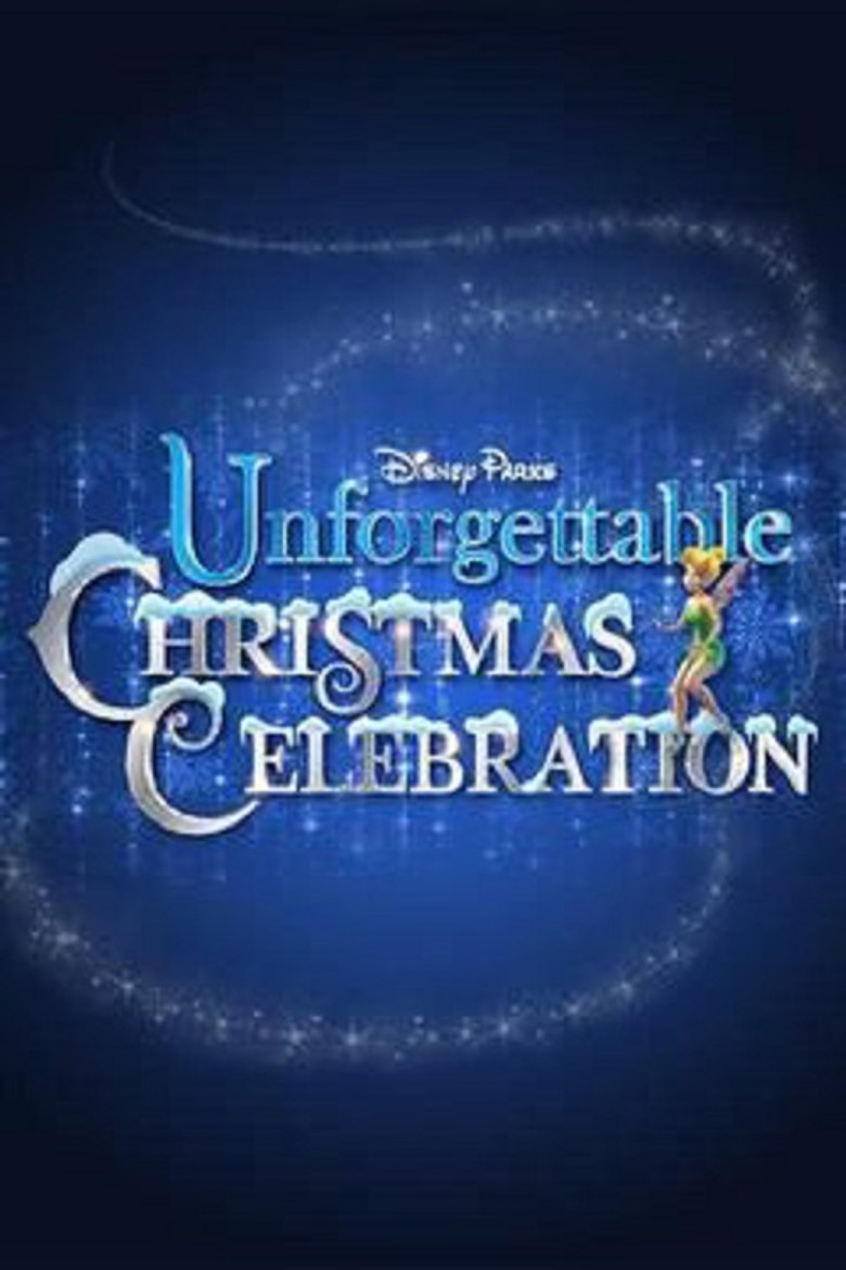 Disney Parks Unforgettable Christmas Celebration poster background