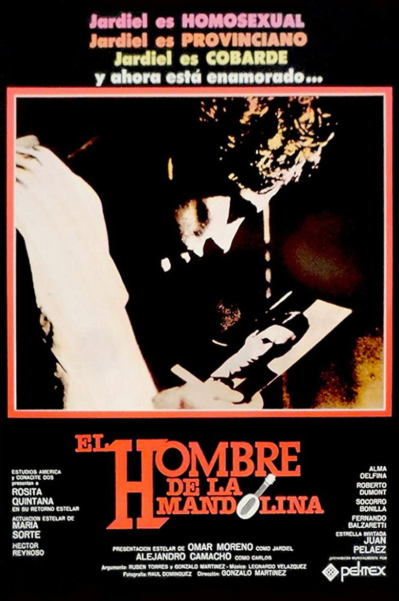 El hombre de la mandolina poster background