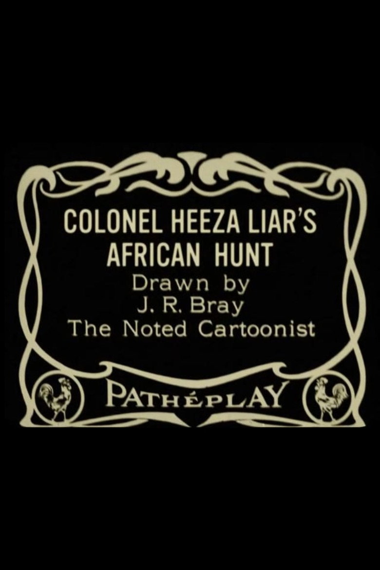 Colonel Heeza Liar's African Hunt poster background