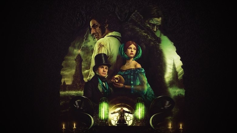 A dark and gothic laboratory setting