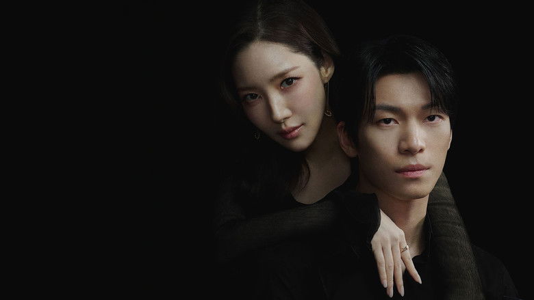 A woman standing alone in a rain-slicked, neon-lit alleyway at night