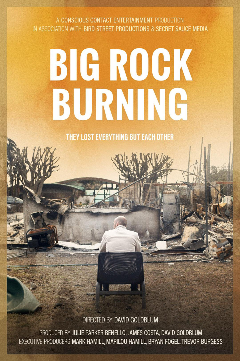 Big Rock Burning poster background
