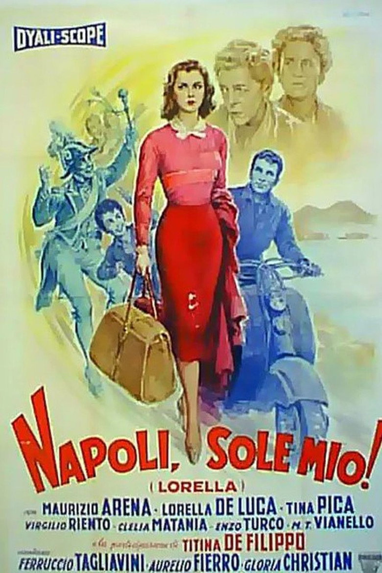 Napoli sole mio poster background