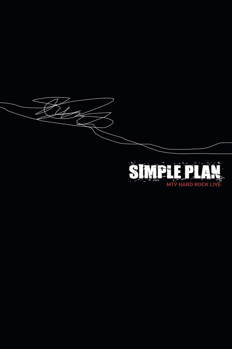 Simple Plan - MTV Hard Rock Live poster background