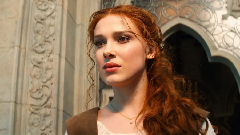 Elodie navigating the dark cave