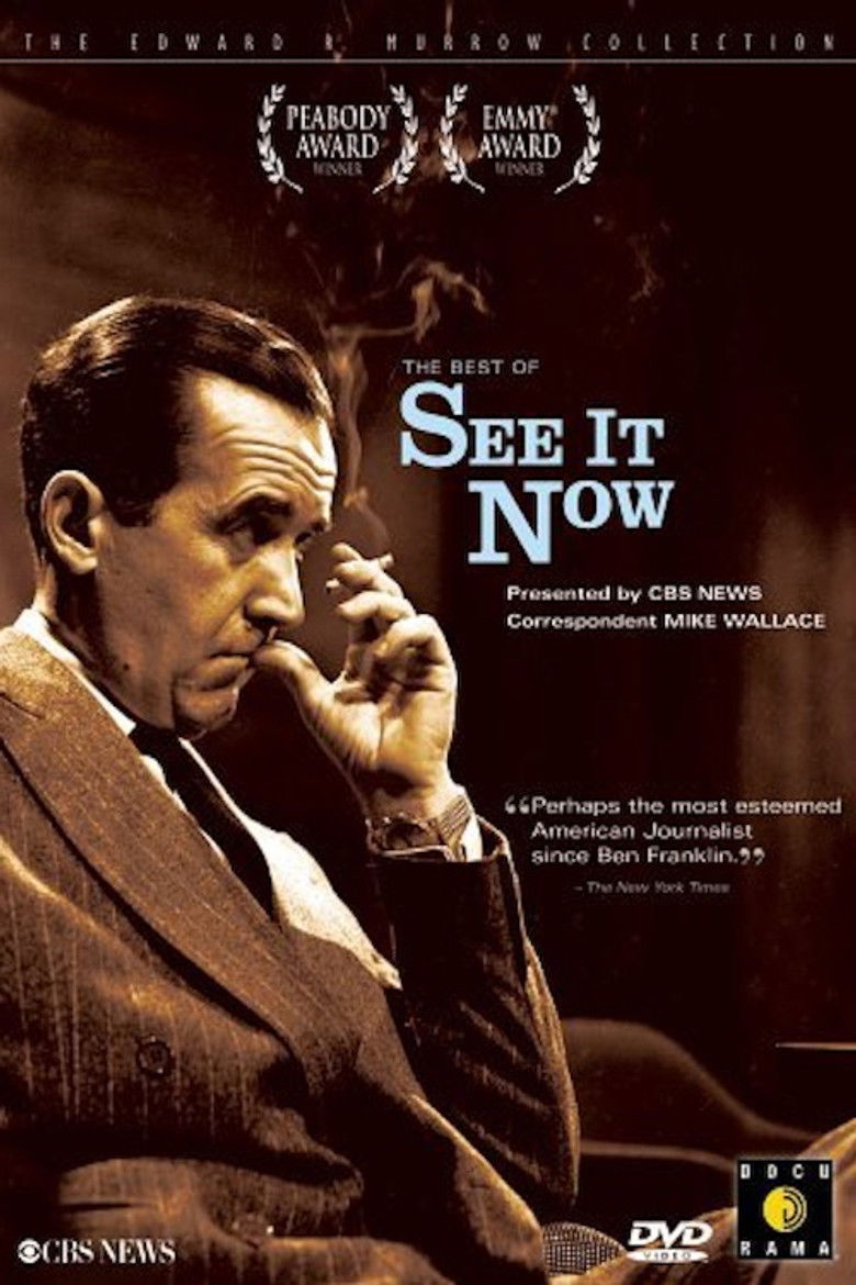 See It Now poster background