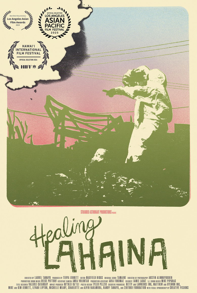 Healing Lahaina poster background