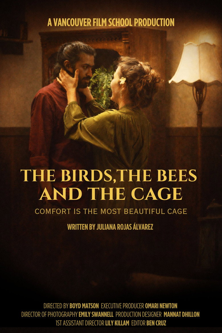 The Birds, The Bees and The Cage poster background