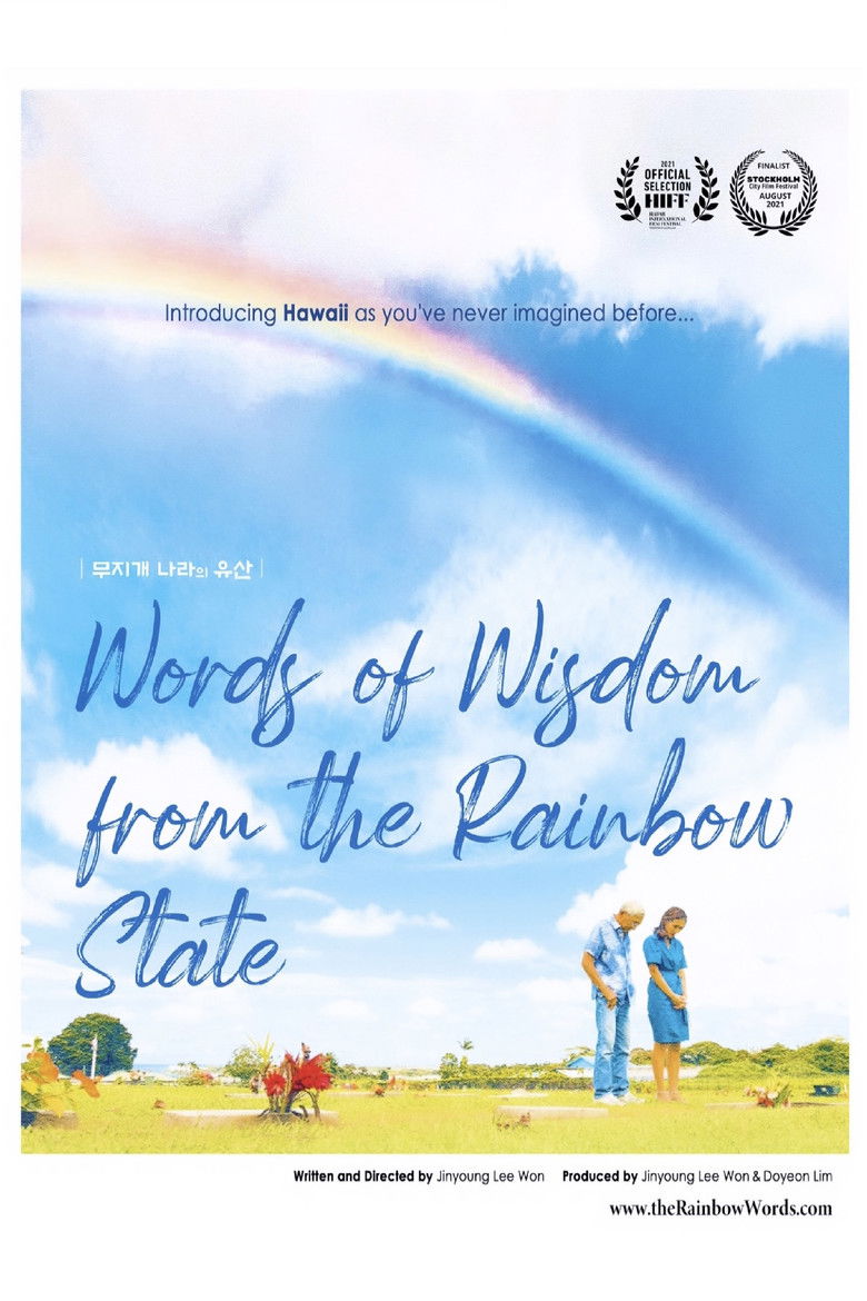 Words of Wisdom from the Rainbow State poster background