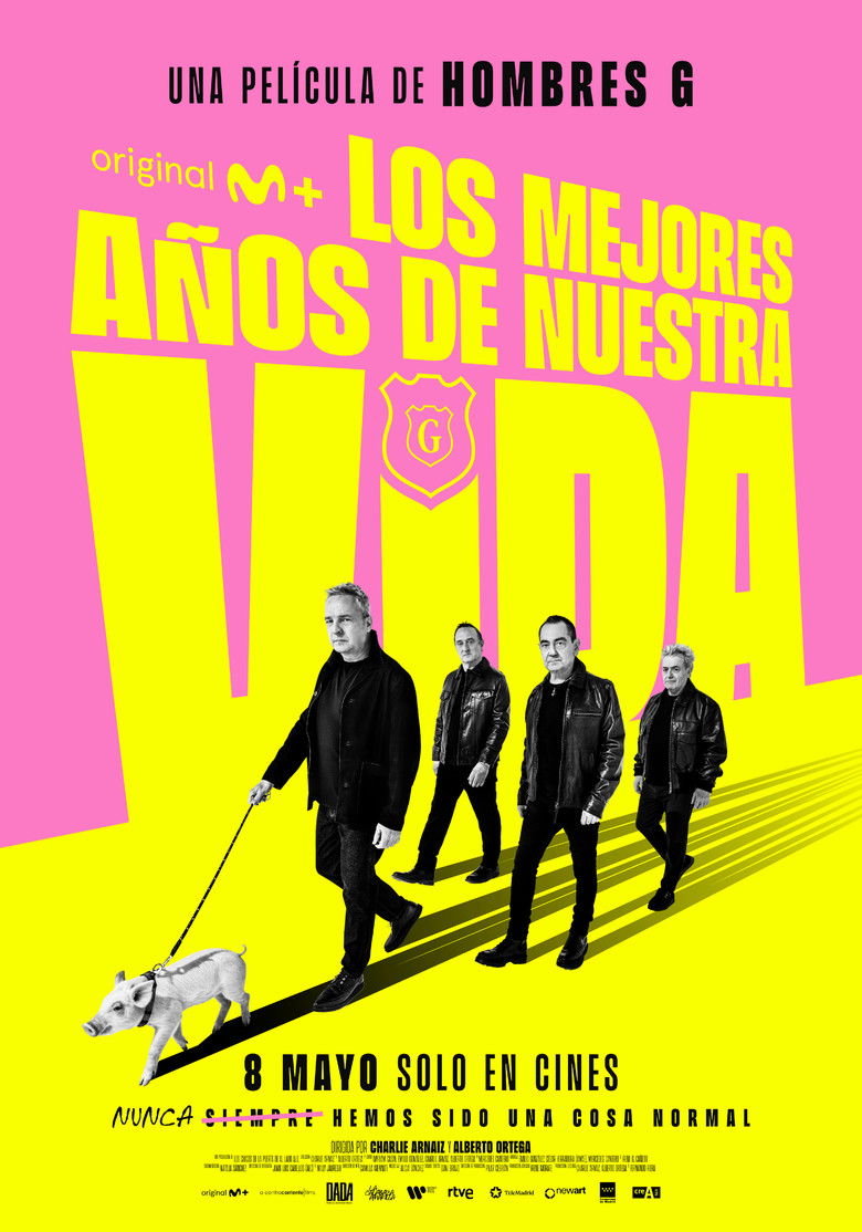 Hombres G: The Best Years of Our Lives poster background