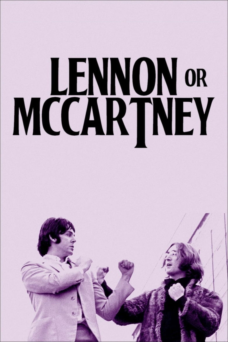Lennon or McCartney poster background