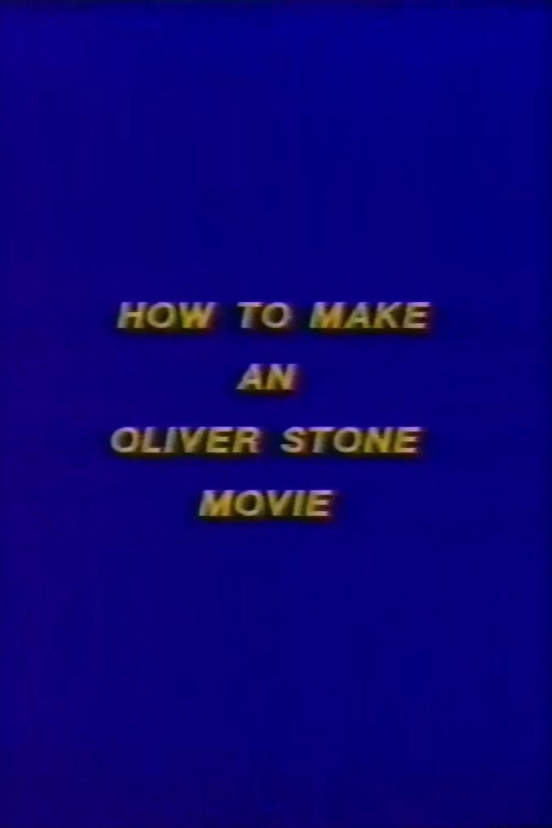 How to Make an Oliver Stone Movie poster background
