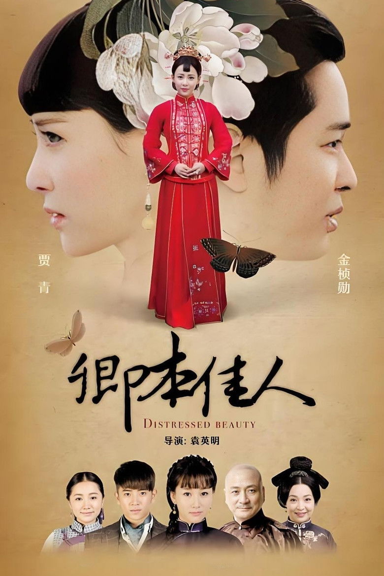 Distressed Beauty poster background