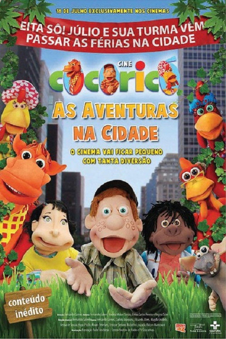 Cine Cocoricó: As Aventuras na Cidade poster background