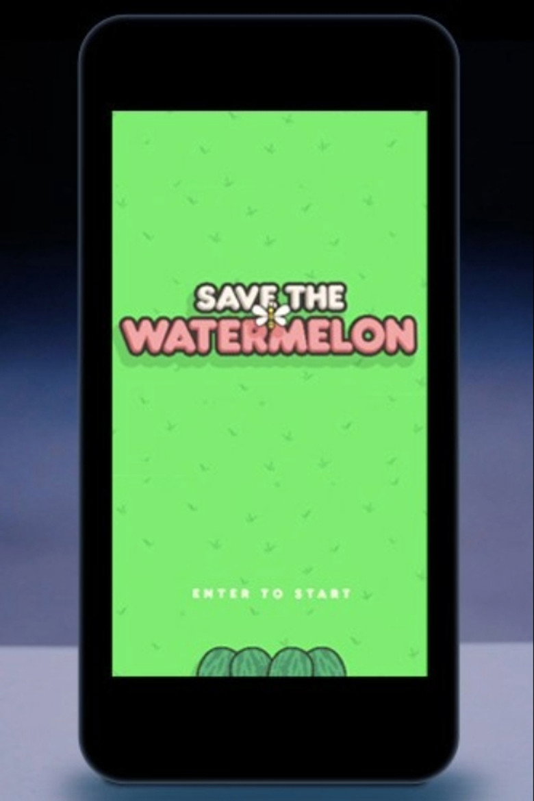 Save the Watermelon poster background